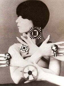 60s space age jewelry fashion