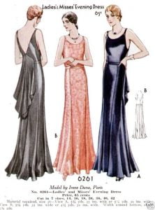 1920 women's fashion evening wear