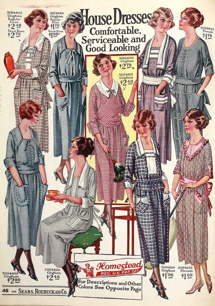 1920s Sewing Patterns - House Dress VS. Flapper look - Vintage-Retro