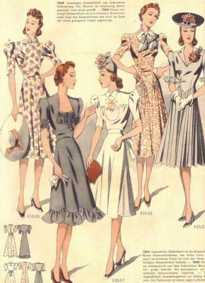 1930s Dresses Archives - Vintage-Retro