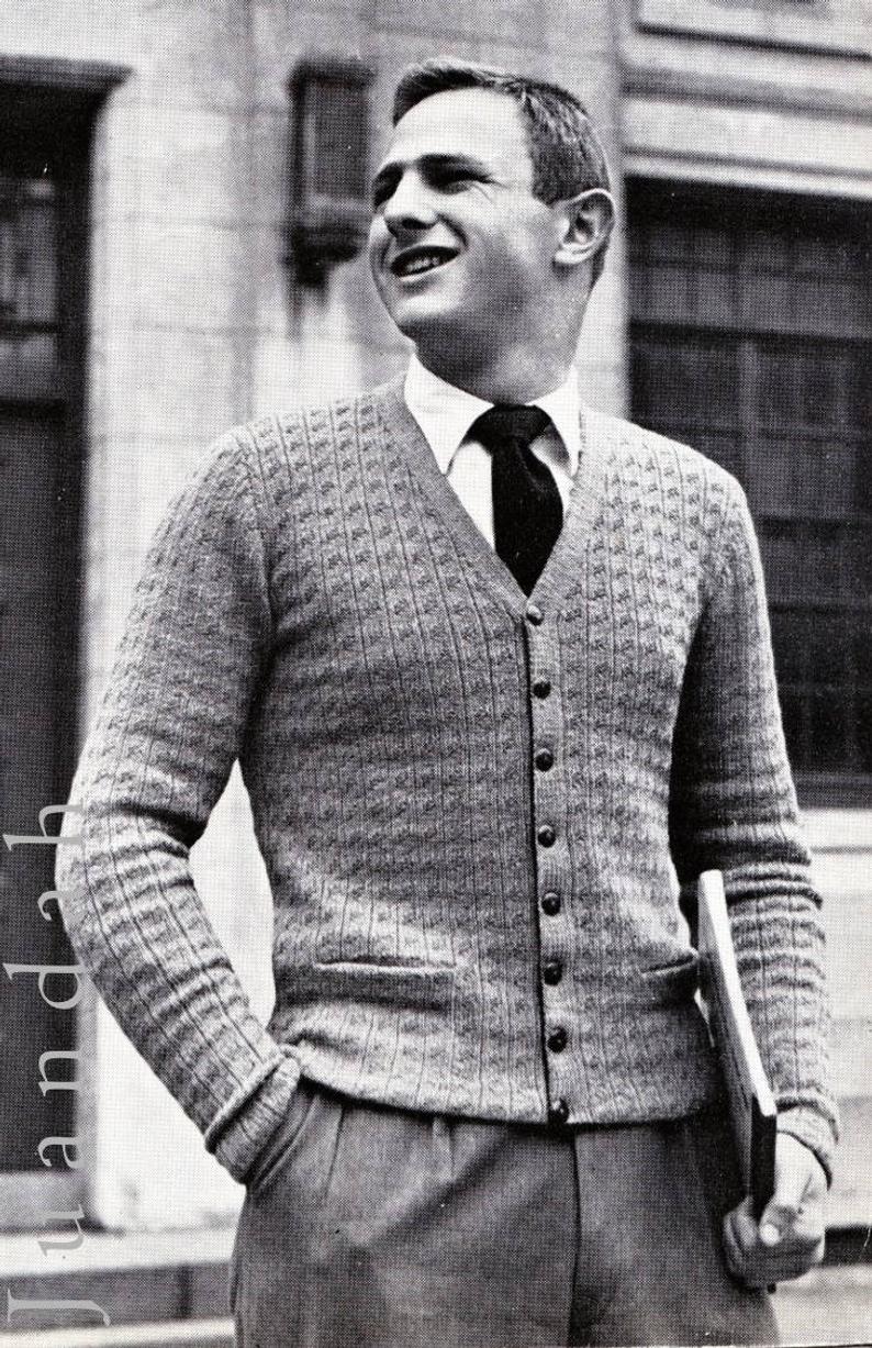 1950s Men Retro Fashion Sweaters Pictures | Photos | Patterns - Vintage ...