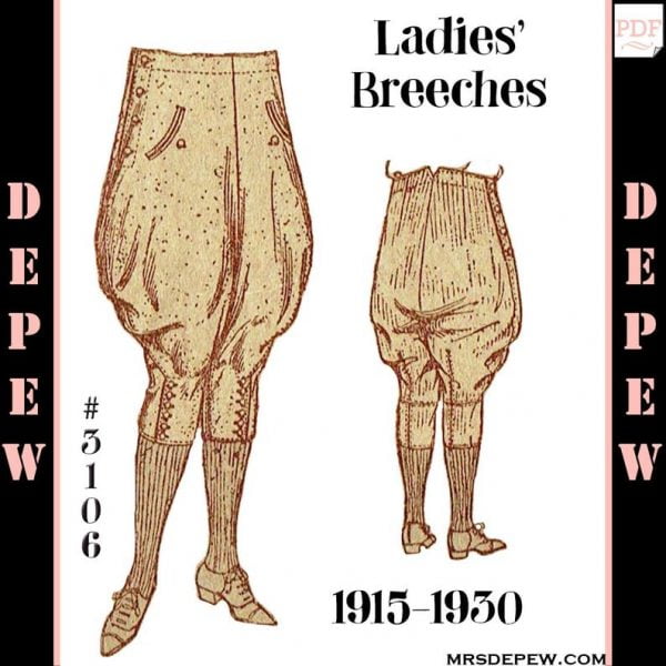 1920sJodhpurs or Riding Breeches Pictures Photos Patterns Vintage