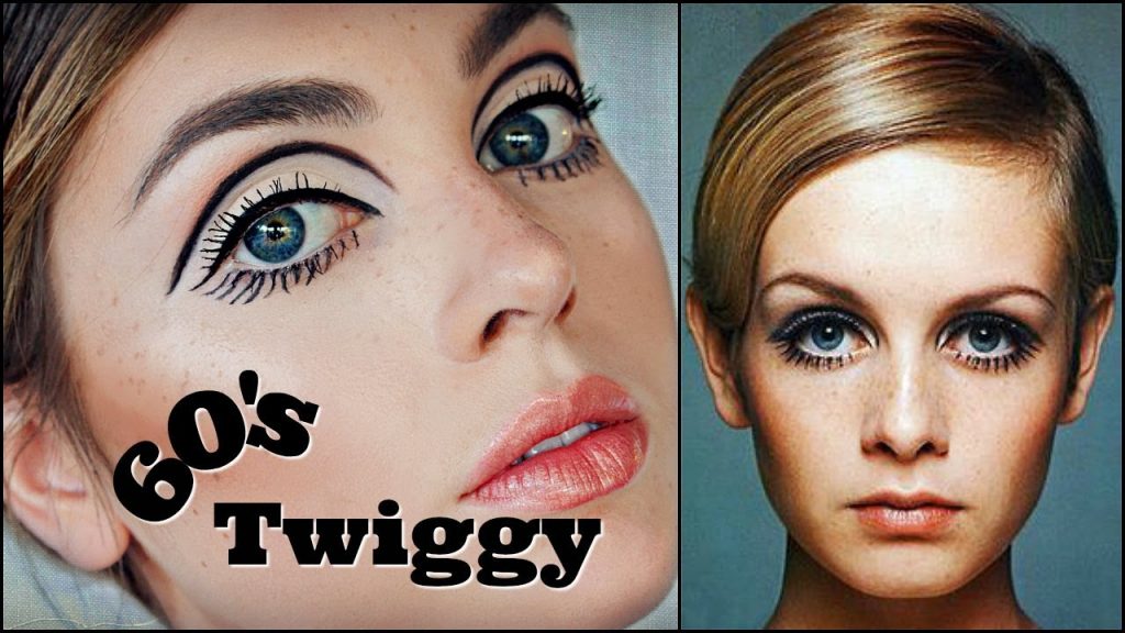 1960s Makeup: How to do Makeup like Twiggy - Vintage-Retro