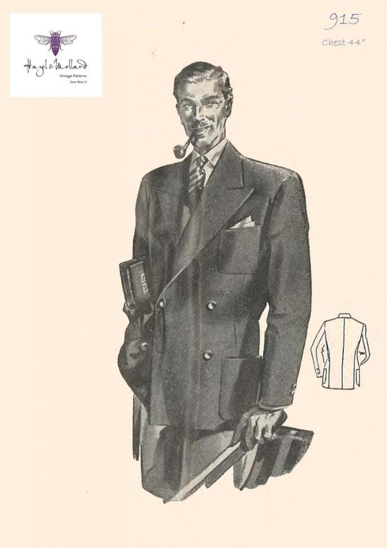 1940s Men's Blazer Jacket Pictures | Photos | Patterns - Vintage-Retro